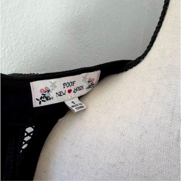 Womens Black Halter Neck Sleeveless Maxi Dress Size S Poof New York Macy's - Picture 9 of 10